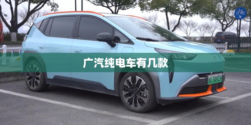 广汽纯电车有几款