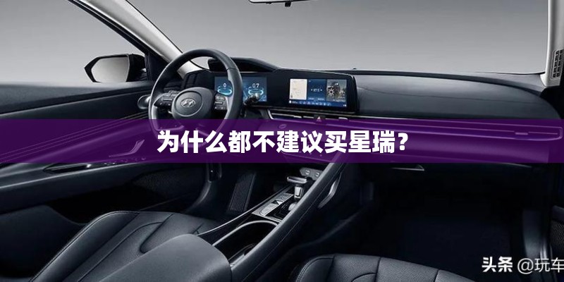 为什么都不建议买星瑞？