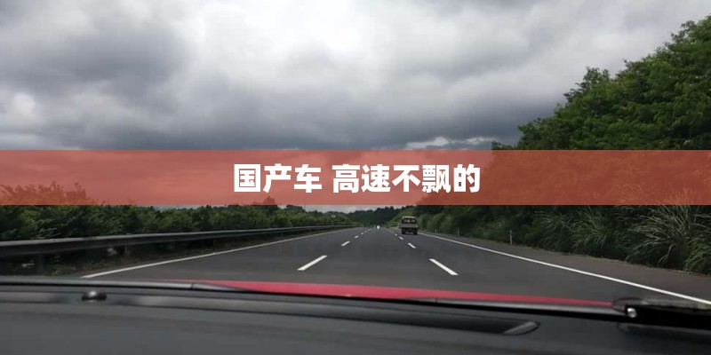 国产车 高速不飘的