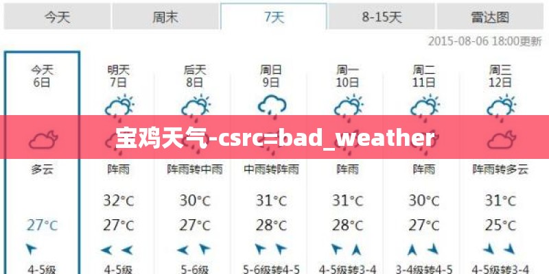 宝鸡天气-csrc=bad_weather 宝鸡天气-csrc=bad_weather