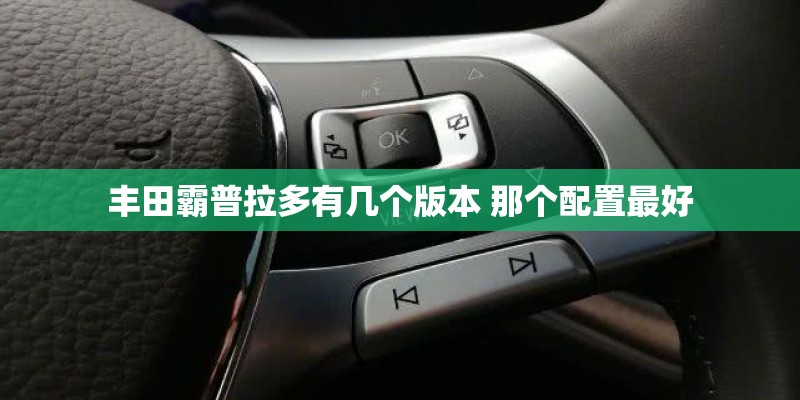 丰田霸普拉多有几个版本 那个配置最好 丰田霸普拉多有几个版本 那个配置最好