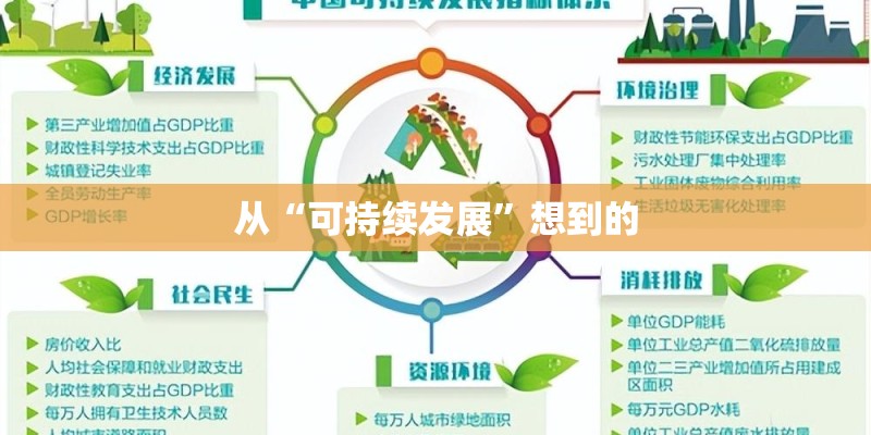 从“可持续发展”想到的