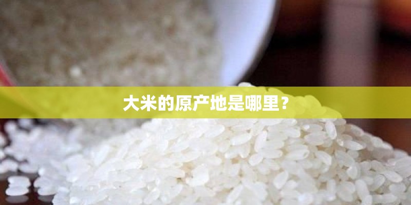 大米的原产地是哪里？