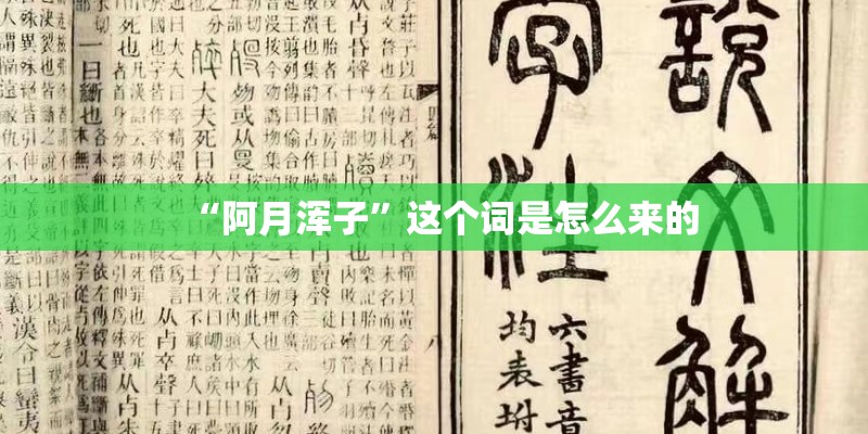“阿月浑子”这个词是怎么来的