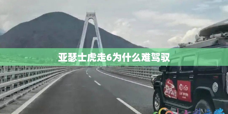 亚瑟士虎走6为什么难驾驭