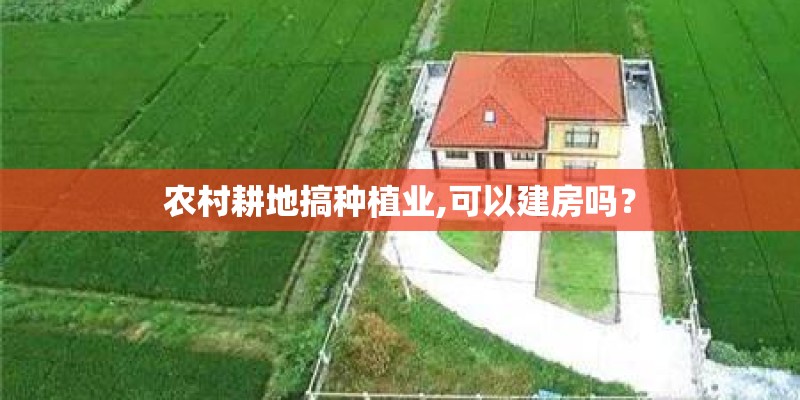 农村耕地搞种植业,可以建房吗？