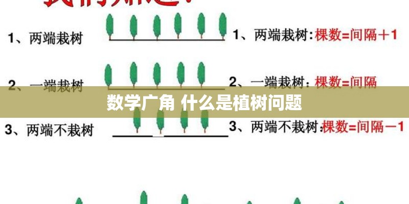 数学广角 什么是植树问题