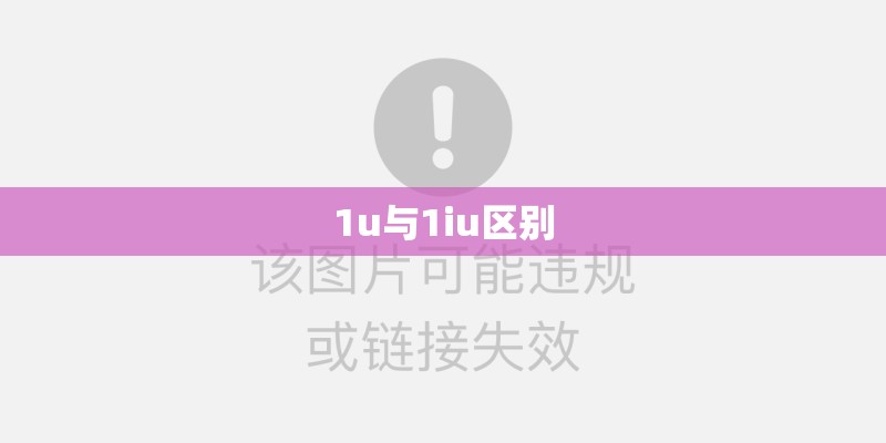 1u与1iu区别