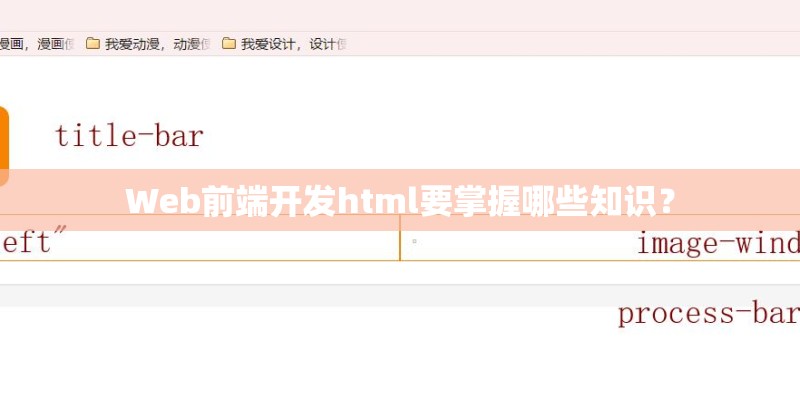 Web前端开发html要掌握哪些知识？