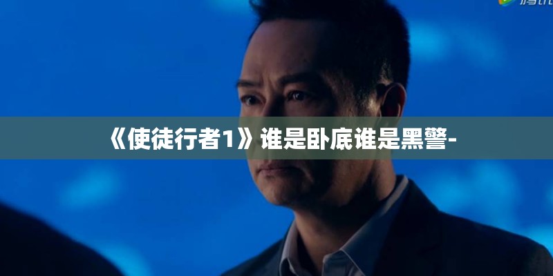 《使徒行者1》谁是卧底谁是黑警-