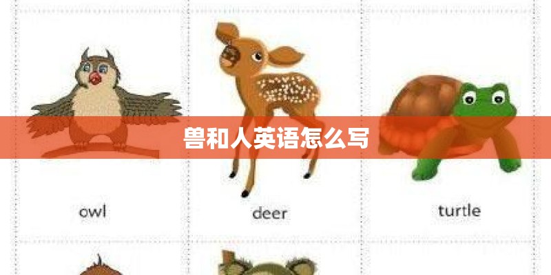 兽和人英语怎么写