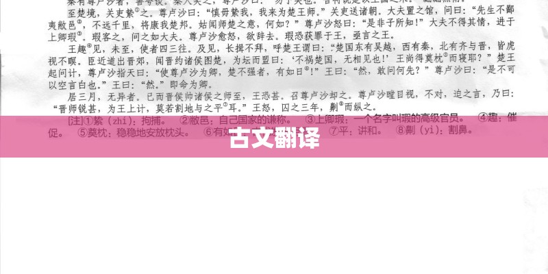 古文翻译 古文翻译