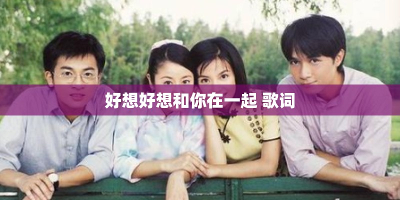 好想好想和你在一起 歌词