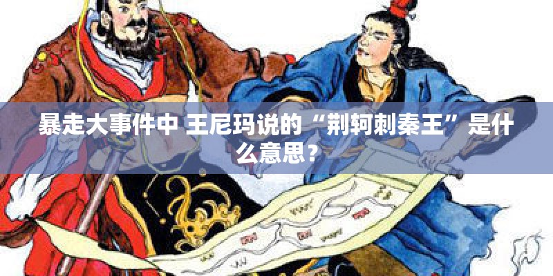 暴走大事件中 王尼玛说的“荆轲刺秦王”是什么意思？