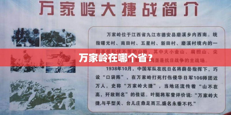 万家岭在哪个省？
