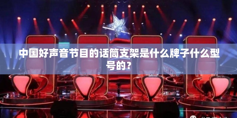 中国好声音节目的话筒支架是什么牌子什么型号的？